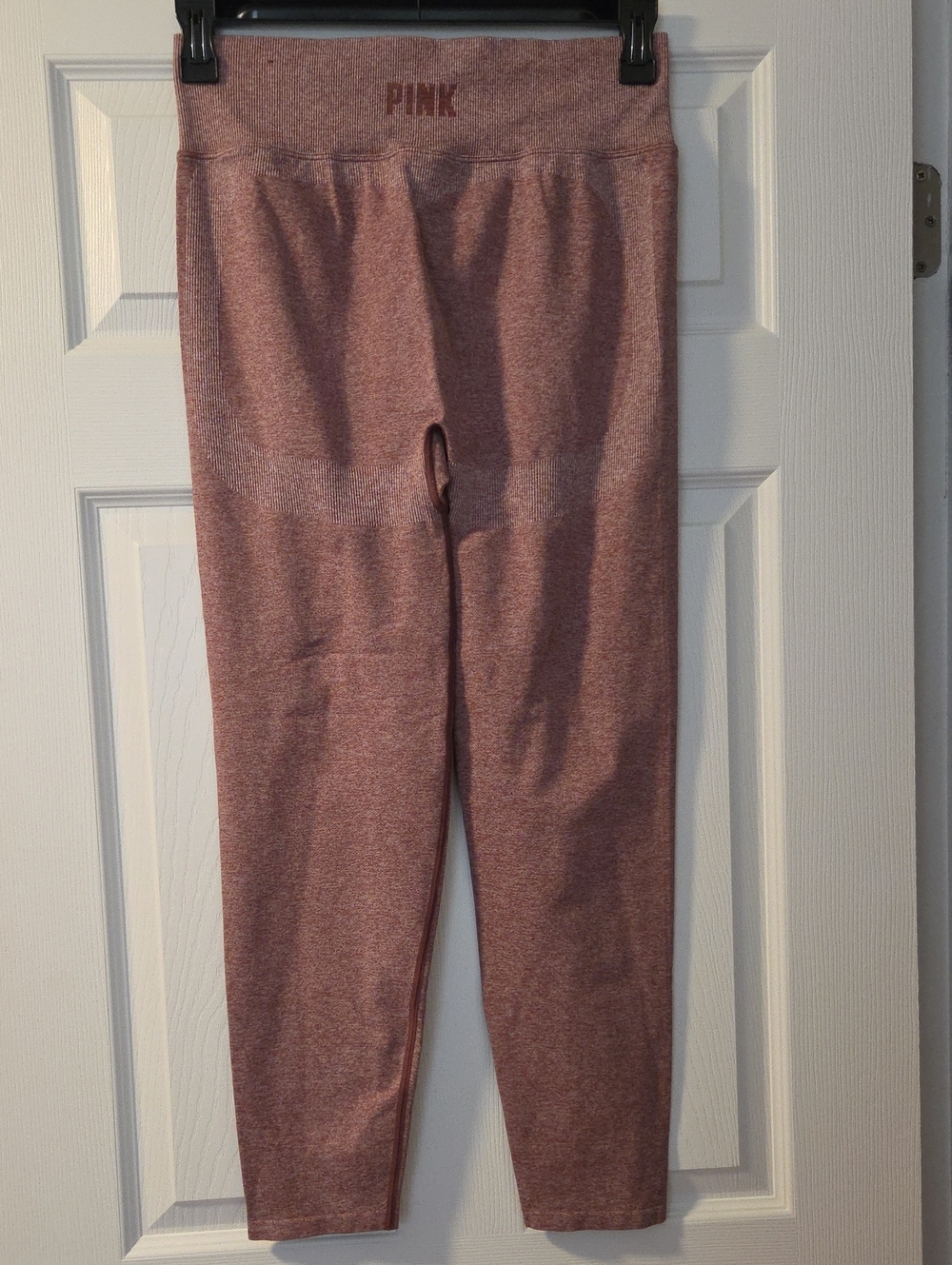 Pink Active Sz XL Seamless Leggings Mauve Space Dye
